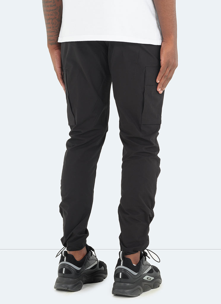 Pantalon de survêtement cargo à bascule - Noir