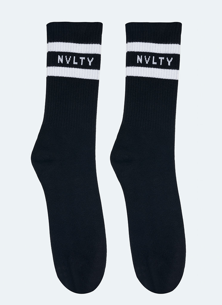 Chaussettes à logo - Noir