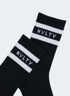 Logo-Socken – Schwarz