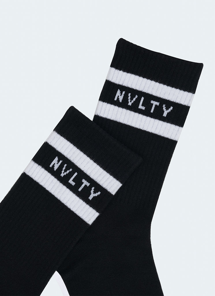 Logo-Socken – Schwarz