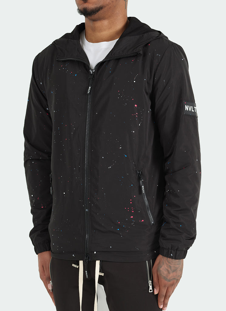 Paint Windbreaker - Black