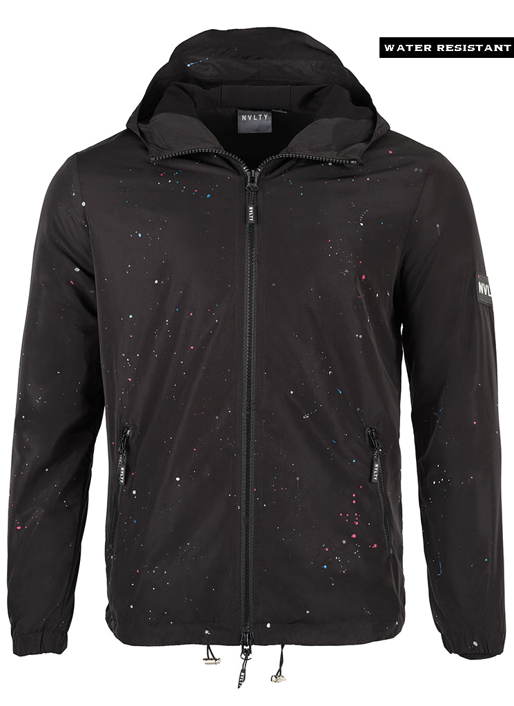 Paint Windbreaker - Black
