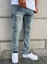 Vintage Flare Carpenter Jeans - Blue