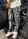 Vintage Flare Cargos – Black Tree Camo