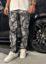 Vintage Flare Cargos – Black Tree Camo