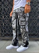 Vintage Flare Cargos – Black Tree Camo