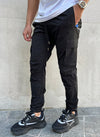 Cargo Toggle Track Pants - Black