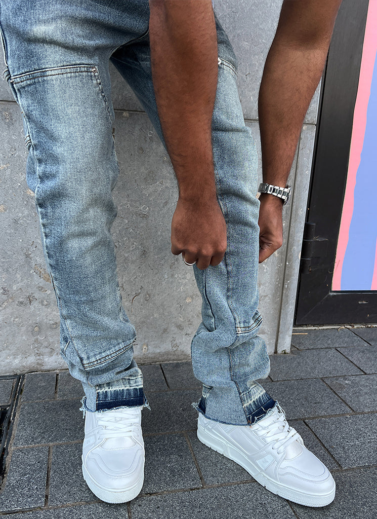 Vintage Flare Carpenter Jeans - Blue