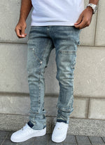 Vintage Flare Carpenter Jeans - Blue