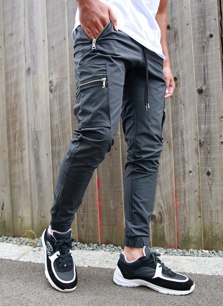 Tactical Track Pants - Charcoal Grey