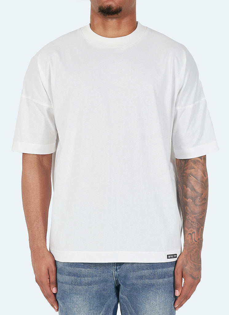 Vintage Drop Shoulder T-Shirt - White