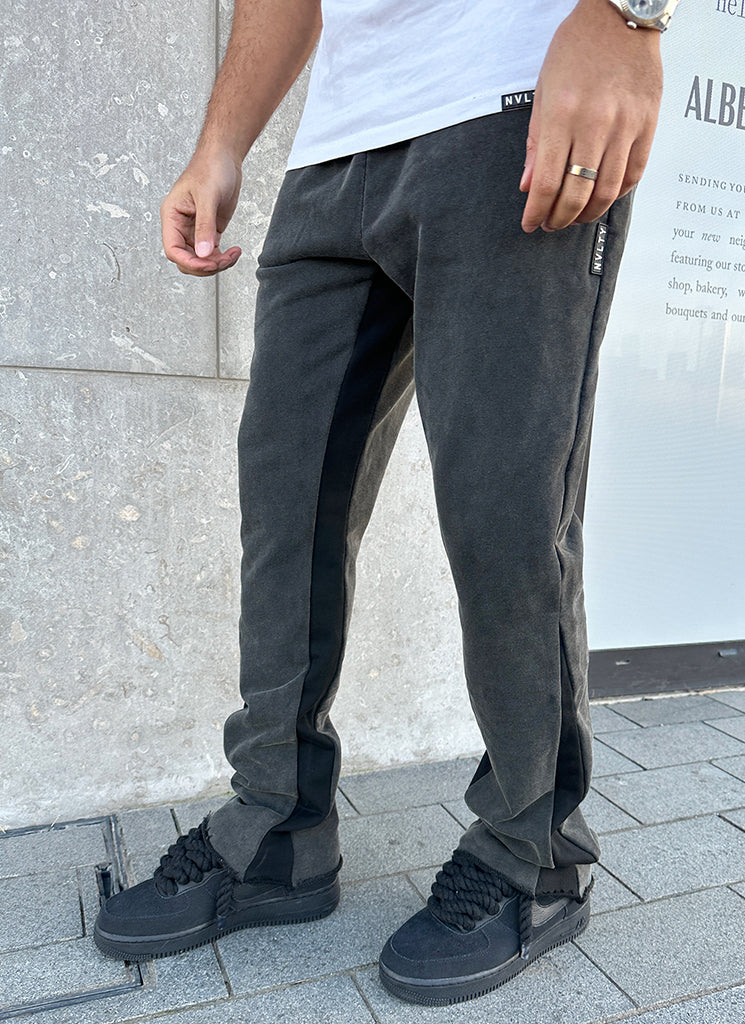 Vintage Flare Joggers - Washed Black