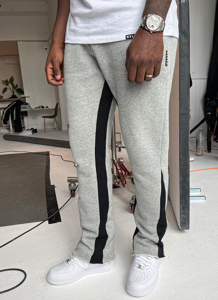 Pantalon de jogging évasé vintage - Gris 