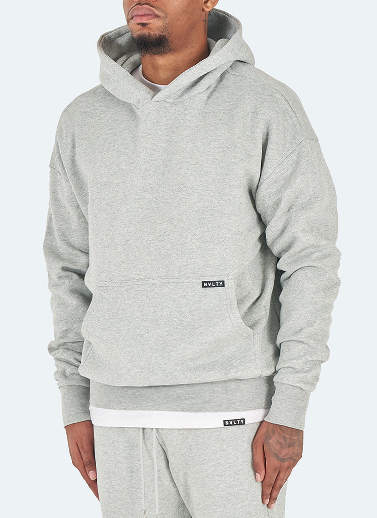 Schwerer Essential Hoodie – Grau