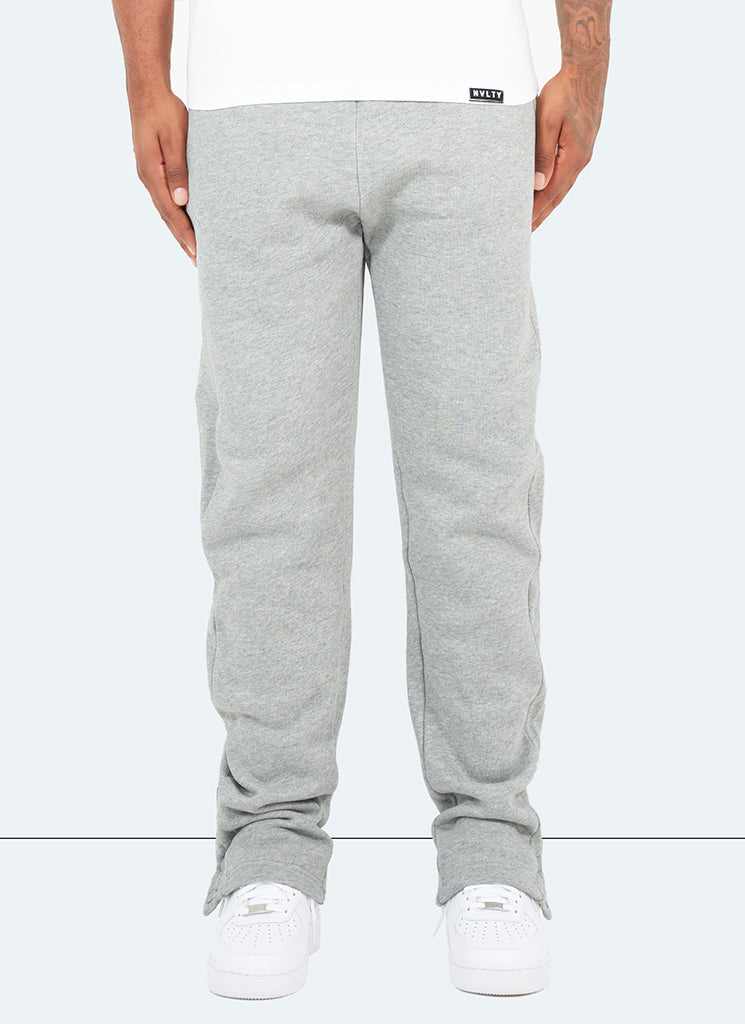 Vintage Flare Snapper Jogginghose – Grau