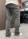 Vintage Stacked Joggers - Washed Black