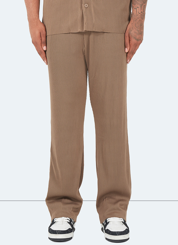 Pleated Trousers - Mocha
