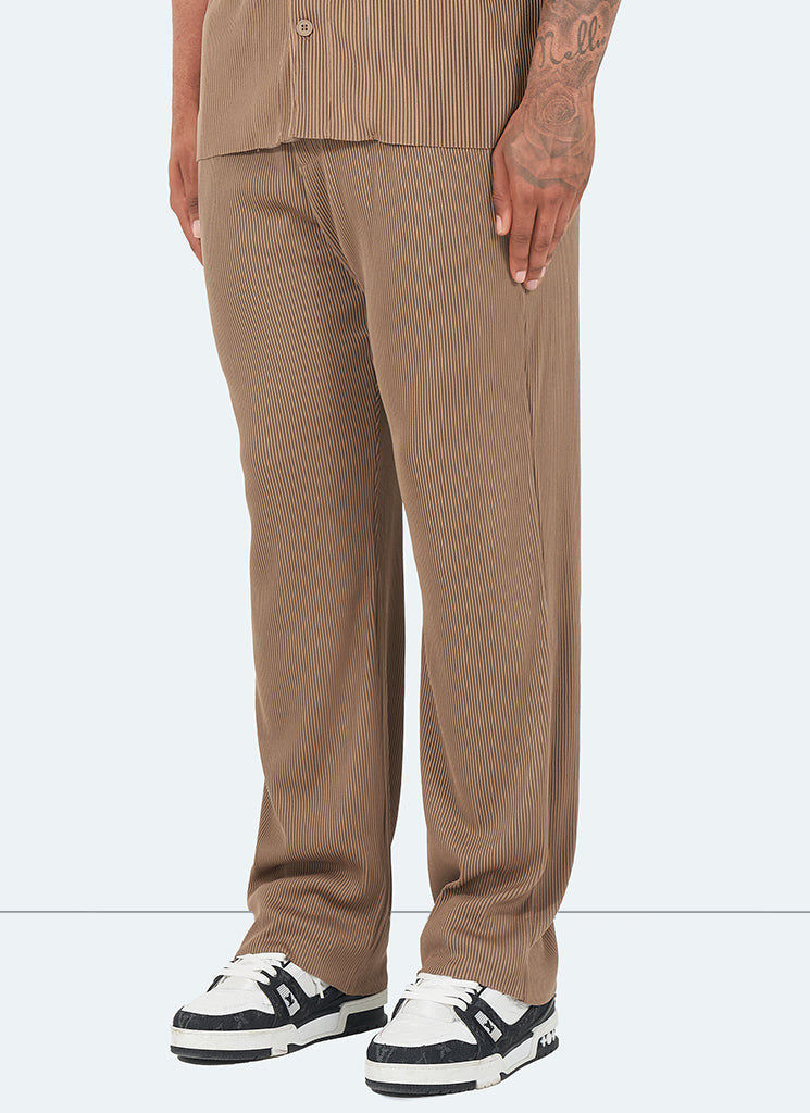 Pleated Trousers - Mocha