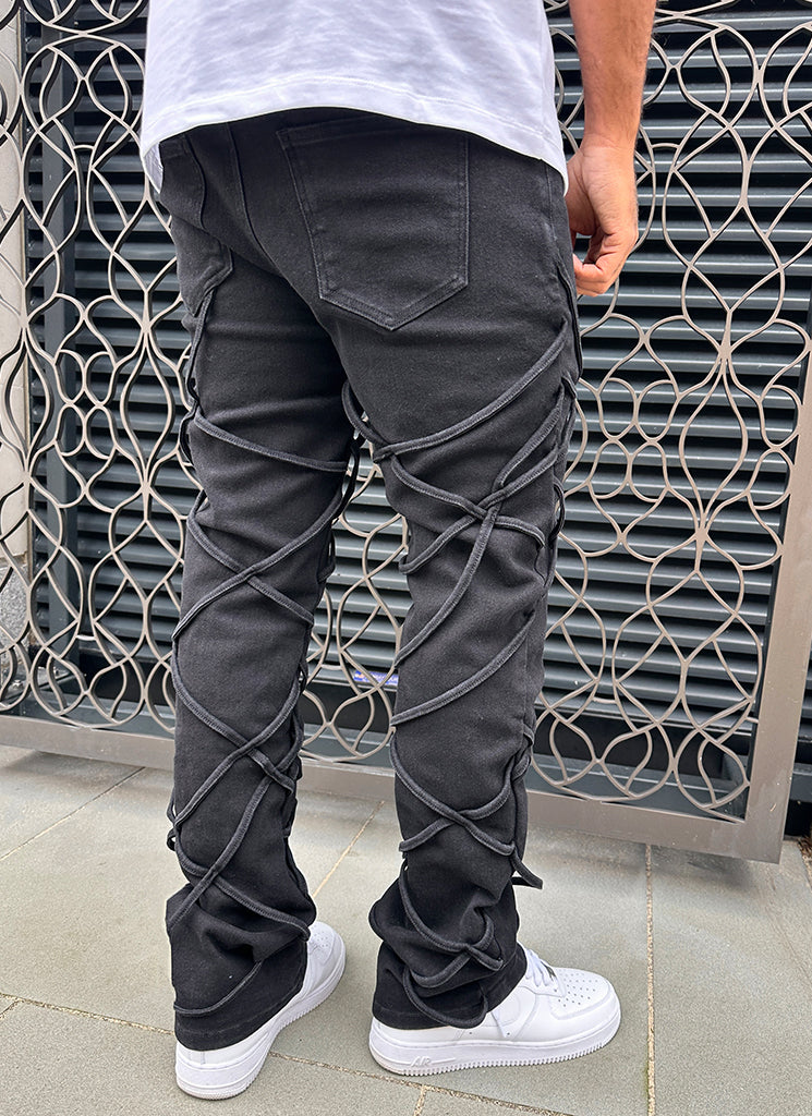 Vintage Rope Jeans - Black