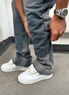 Vintage Flare Sunfaded Jogginghose – Ash 