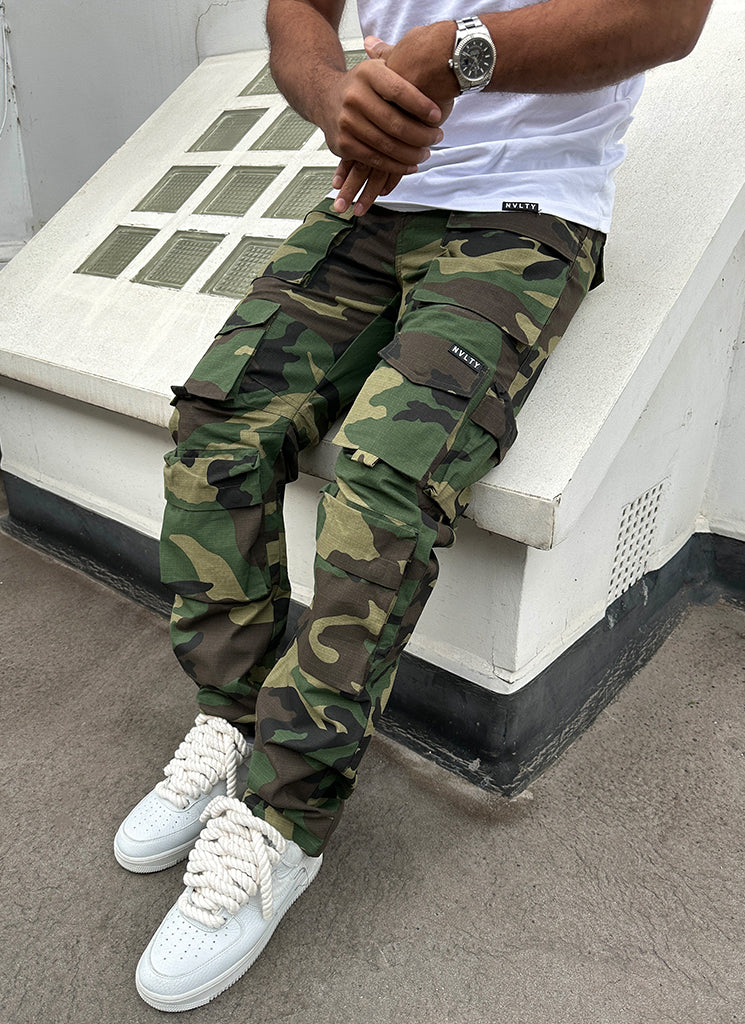 Cargos Vintage 8 Poches - Camouflage