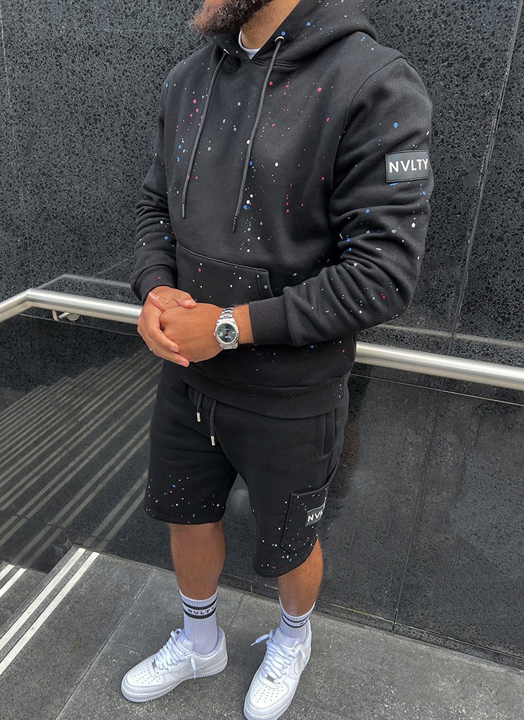 Lackshorts - Schwarz