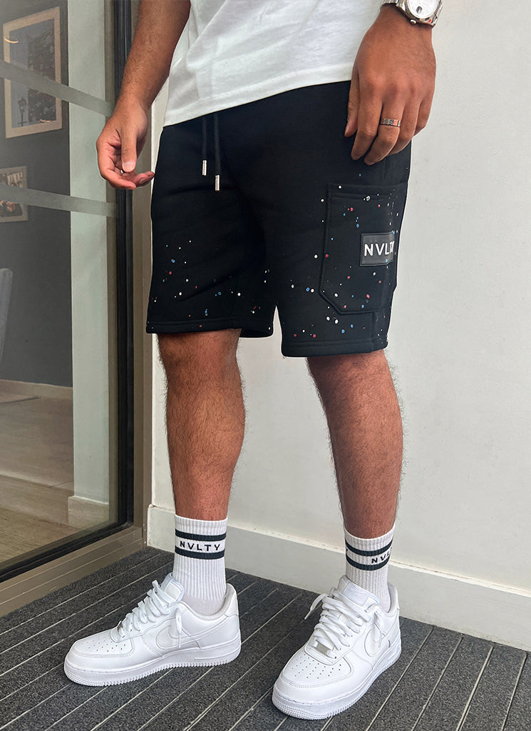 Lackshorts - Schwarz
