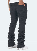 Vintage Stacked Jeans - Black