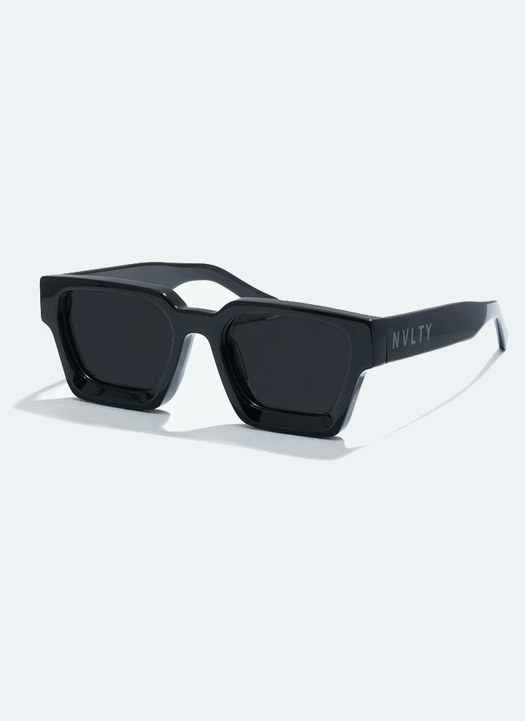 Lunettes de soleil à logo - Noir