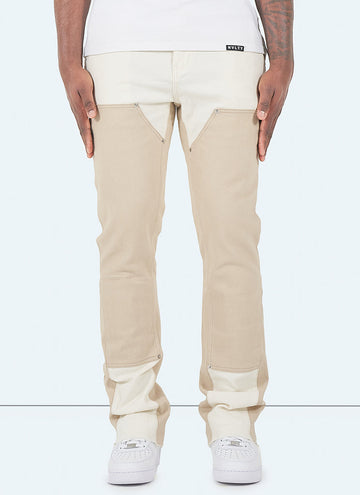 Vintage Flare Carpenter Jeans - Stone