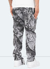 Cargos Vintage - Camouflage Arbre Noir