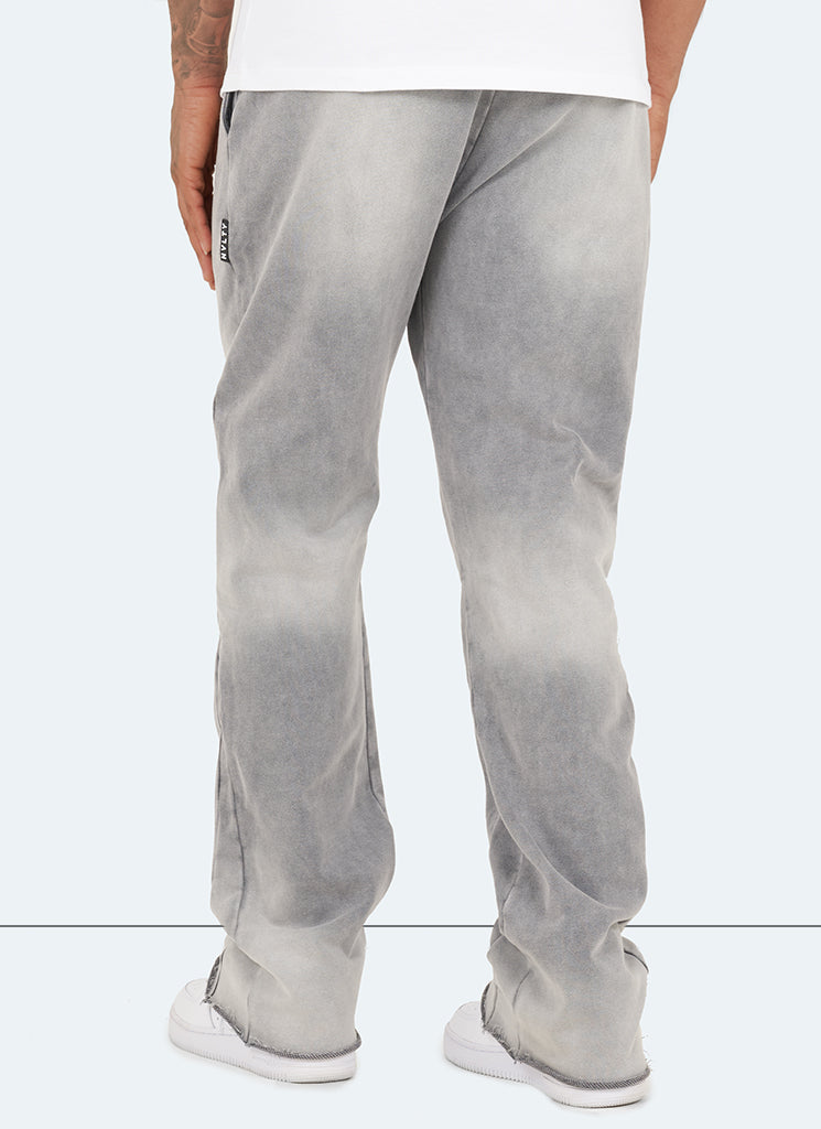 Vintage Flare Sunfaded Joggers - Grey