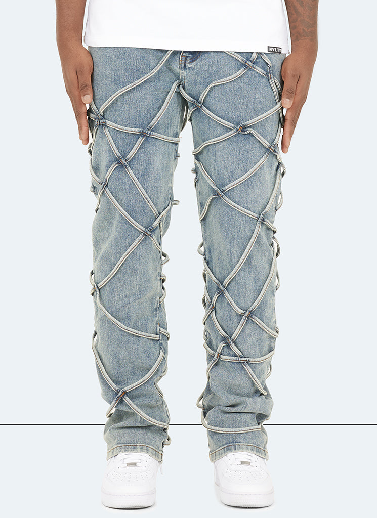 Vintage Rope Jeans - Blue