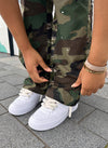 Vintage Flare Cargos - Camo Paint