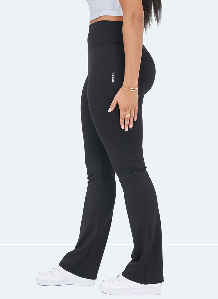 Schlag-Leggings – Schwarz