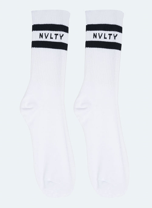 Chaussettes Logo - Blanc