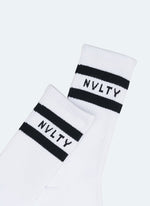 Logo-Socken – Weiß