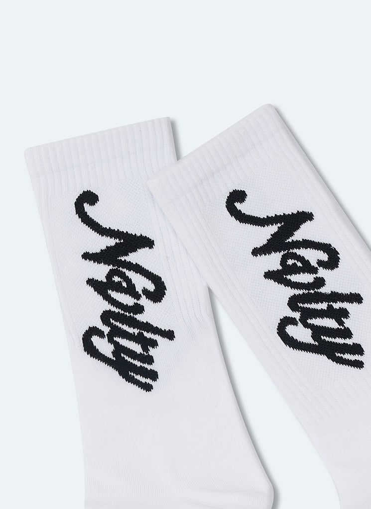 Chaussettes Signature - Blanc